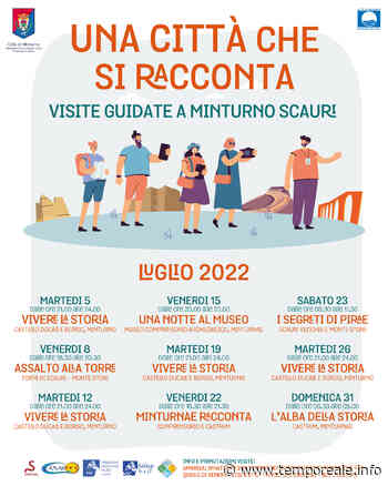 Minturno / Visite guidate e gratuite per tutta l'estate: "una città che racconta e si racconta" - Temporeale Quotidiano