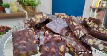 Barrinha de Chocolate com Amendoim – Santa Receita - Portal A12