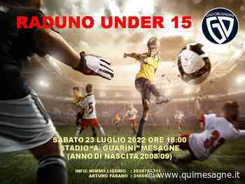 Primo raduno under 15 per l'ASD Gigi Orlandini - Qui Mesagne