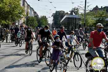 Augsburg | Verkehrsbehinderungen aufgrund Fahrrad-Demonstrationszug, auch B17 betroffen | Presse Augsburg - Presse Augsburg