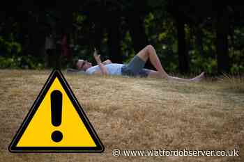 Met Office warns of extreme heat as Watford given red weather warning