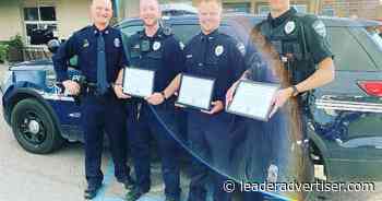 New Polson officers sworn in; Sutton promoted - Polson Lake County Leader