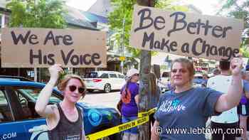 Justice for Gunner? Protesters say better police training would be a good start - LebTown