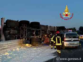 Incidente autocisterna-auto, Fi-Pi-Li bloccata a Pontedera - gonews