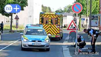 Taxi rammt Radfahrerin in Oschatz: Frau leicht verletzt - Leipziger Volkszeitung