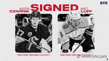 Red Wings sign Austin Czarnik and Matt Luff - NHL.com