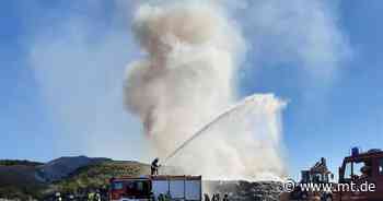 Update: Brand mit hoher Rauchsäule auf der Pohlschen Heide - Mindener Tageblatt
