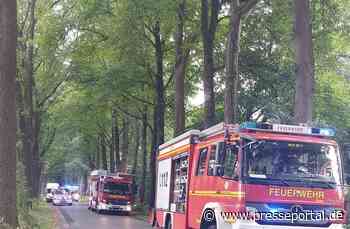 FW Bocholt: Gasausströmung an Flüssiggastank