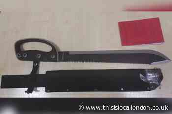 Greenwich: Machete found during stop and search