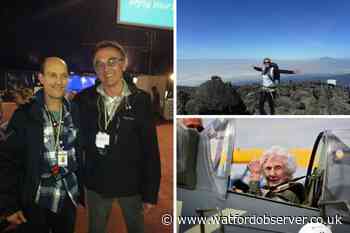 101-year-old's Spitfire flight, Watford fatbergs, Met Line plans and Olympics