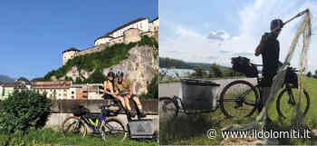 Da Arco a Budapest in bici per ripulire più di mille chilometri dai rifiuti. La coppia 'Plastic Free Ride': "Ancora troppe mascherine e bottiglie di plastica lasciate per terra" - il Dolomiti