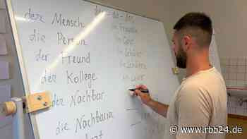 Jetzt mehrmals täglich: Sprachkurse für Geflüchtete werden in Finsterwalde ausgeweitet - rbb24