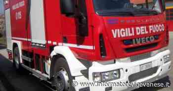 Ancora fiamme a Mortara: rogo all'interno del parco di via Mirabelli - L'Informatore Vigevanese