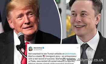 Trump is branded a 'spoiled rich kid who bankrupts everything he touches' by LinkedIn's Reid Hoffman