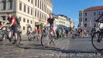 Inklusive 90-Kilometer-Tour: Fahrrad-Demos führen durch Raum Augsburg