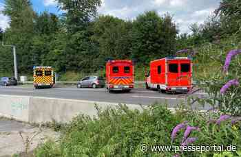 FW Ratingen: Zwei Unfälle auf der BAB 3 - Feuerwehr Ratingen erlebt zweiten Unfall live