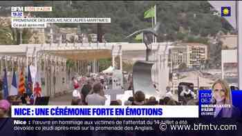 Nice: retour sur une cérémonie d'hommage forte en émotions - BFMTV
