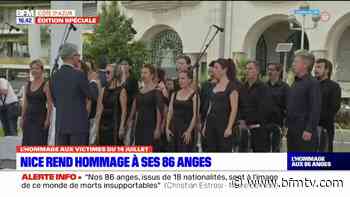 Attentat de Nice: la Marseillaise interprétée sur la Promenade des Anglais - BFMTV