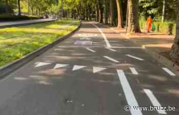 Ophef over fietsstraat in Schaarbeek: 'We hebben een creatieve oplossing gezocht' - BRUZZ