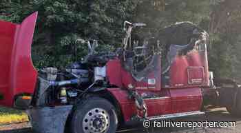 Flames extinguished after fire engulfed tractor unit on Route 495 - Fall River Reporter
