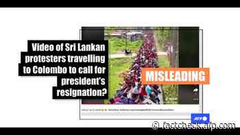 Bangladesh transport video misleadingly shared as 'footage of Sri Lanka protesters' - AFP Factcheck