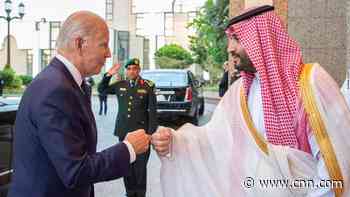 Biden fist bumps Saudi Crown Prince and begins highly anticipated meeting
