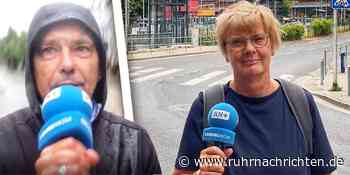 Hohenlimburg im Juli 2021 – und an selber Stelle ein Jahr später - Ruhr Nachrichten