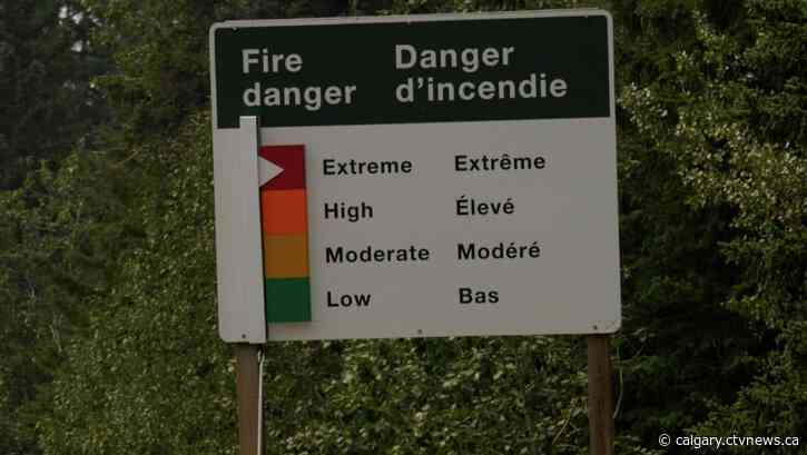 Parks Canada warns of extreme fire danger in Banff National Park