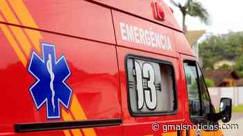 Pintor cai de 8 metros e é salvo pela escada na queda em Guarapuava - G+ Notícias