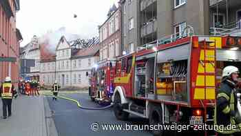 Feuer in Wolfenbüttel – Dachstuhlbrand nahe dem Schloss