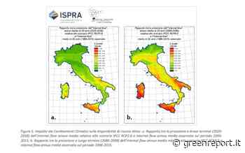 La lunga marcia della siccità in Italia, spiegata dall'Ispra - Greenreport: economia ecologica e sviluppo sostenibile