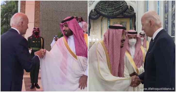 Imbarazzo di Biden in Arabia, stretta di mano col re e solo pugno col principe bin Salman. “Ha detto che non è responsabile dell’omicidio Kashoggi”