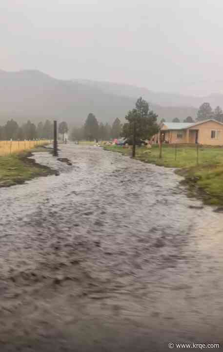Burn scar areas face more flooding in northern New Mexico