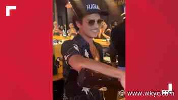 Bruno Mars serves shots at downtown Cleveland bar - WKYC.com
