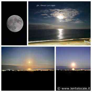 La SuperLuna del 12-13 Luglio 2022 vista da Locri-Gerace e Siderno (immagini e Video ESCLUSIVI) - Lente Locale