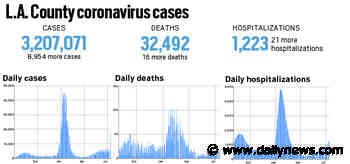 Coronavirus: L.A. County reported 8,954 new cases and 16 more deaths, July 15 - LA Daily News