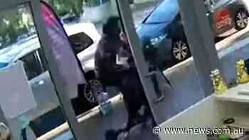 Horror footage shows e-scooter crash