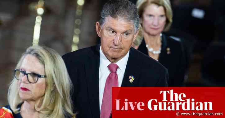 ‘I will not back down’: Biden vows executive action if Senate cannot pass climate bill – as it happened