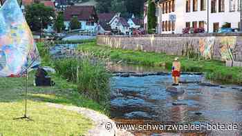 Dreister Diebstahl - In Schiltach aufgestellte Taucher-Skulptur geklaut - Schwarzwälder Bote