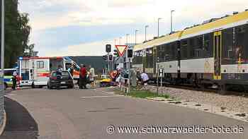 Unfall in Burladingen - 21-Jähriger von Zug erfasst und schwer verletzt - Schwarzwälder Bote
