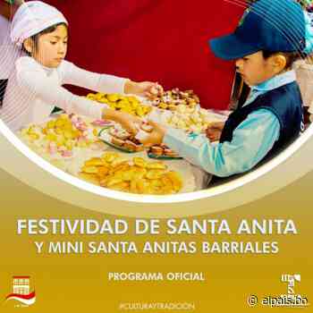Conozca el programa oficial de Santa Anita y mini Santa Anitas barriales en Tarija - El País de Tarija