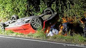 Herdecke: Bei Unfall überschlagen und auf Dach gelandet - WP News