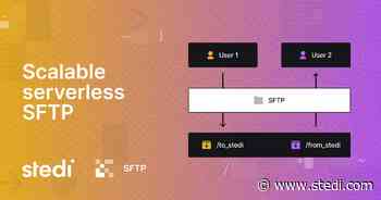 Serverless SFTP by Stedi - Massively scalable, zero-fixed-cost SFTP