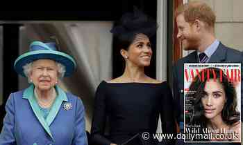 Meghan Markle was hysterical' after Buckingham Palace reacted to her Vanity Fair interview - Daily Mail