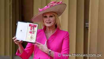 Joanna Lumley honoured with Damehood at Buckingham Palace - The News International