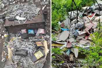 Bolton: Astley Bridge litter pickers discover huge pile of needles