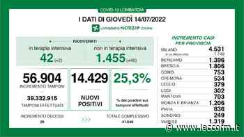 COVID: 353 NUOVI CASI A LECCO - Lecco FM