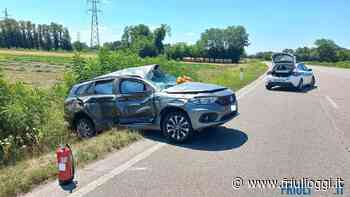 Colloredo di Prato, incidente tra due auto all'incrocio: due feriti - Friuli Oggi