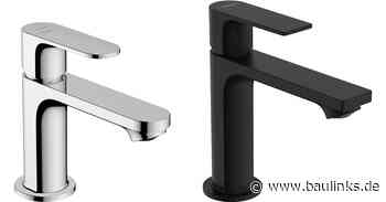 Rebris: Neue sparsame Badarmaturen von Hansgrohe in 2 Designvarianten und Farben