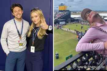 Everyone saying the same thing as pop star Niall Horan poses with Iconic American actress at 2022 Open... - The Irish Sun